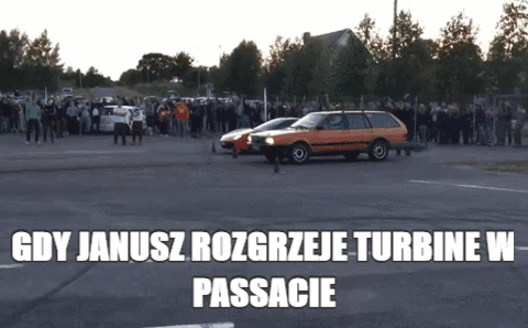 Gdy Janusz rozgrzeje turbinę w Passacie